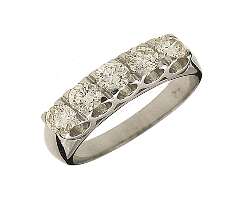 Δαχτυλίδι σε λευκόχρυσο 18Κ Σειρέ με Διαμάντια