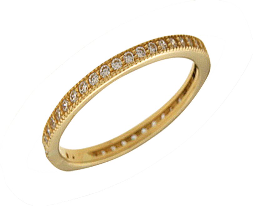 Δακτυλίδι σε χρυσό 14Κ ολόβερο με ζιργκόν 