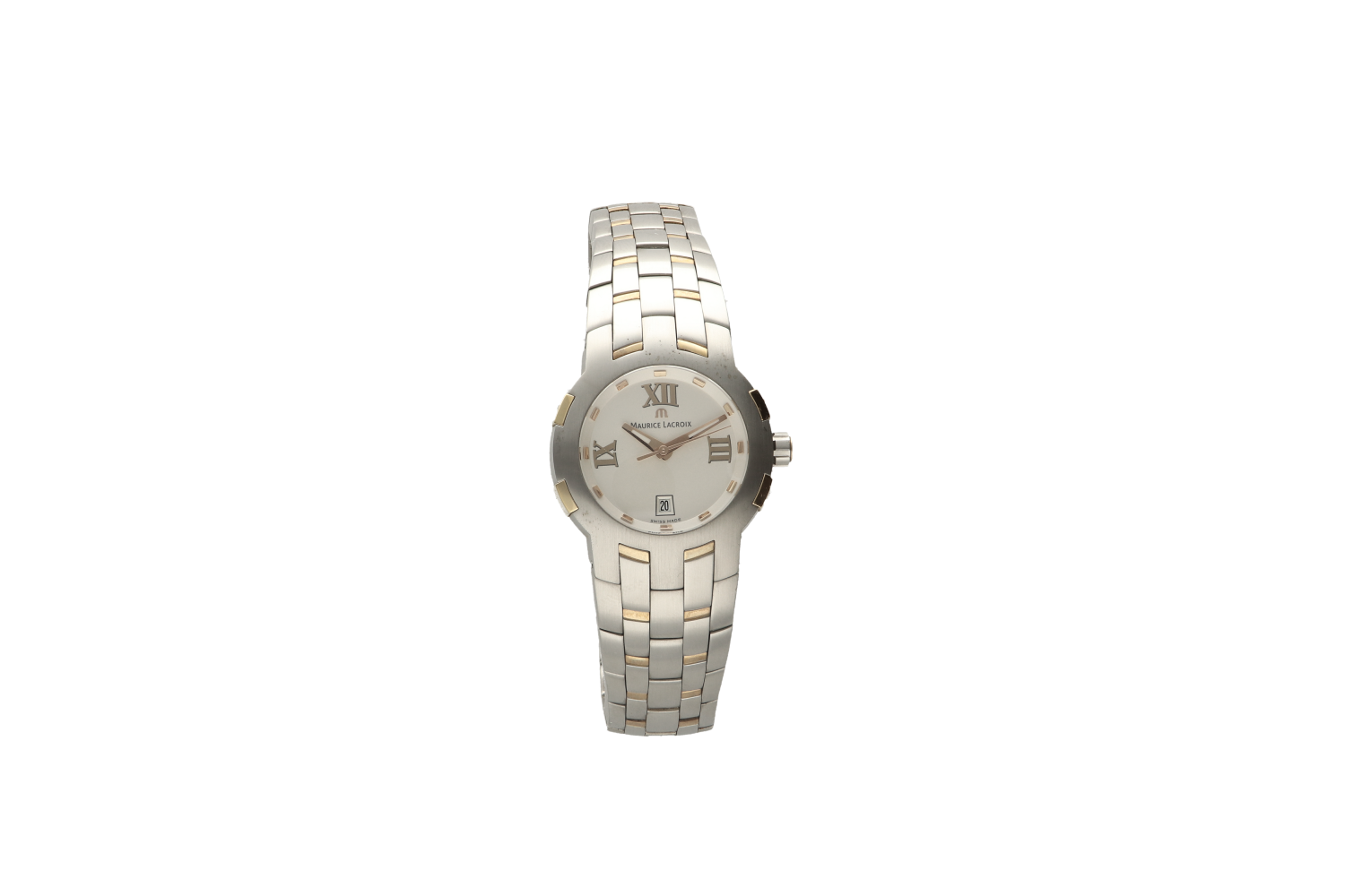 Ρολόι γυναικείο MAURICE LACROIX 79861 2903, με μπρασελέ από ατσάλι και χρυσό κ18