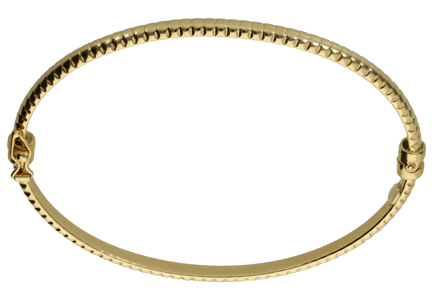 Βραχιόλι σε χρυσό 14Κ χειροπέδα με σχέδιο σαν φίδι