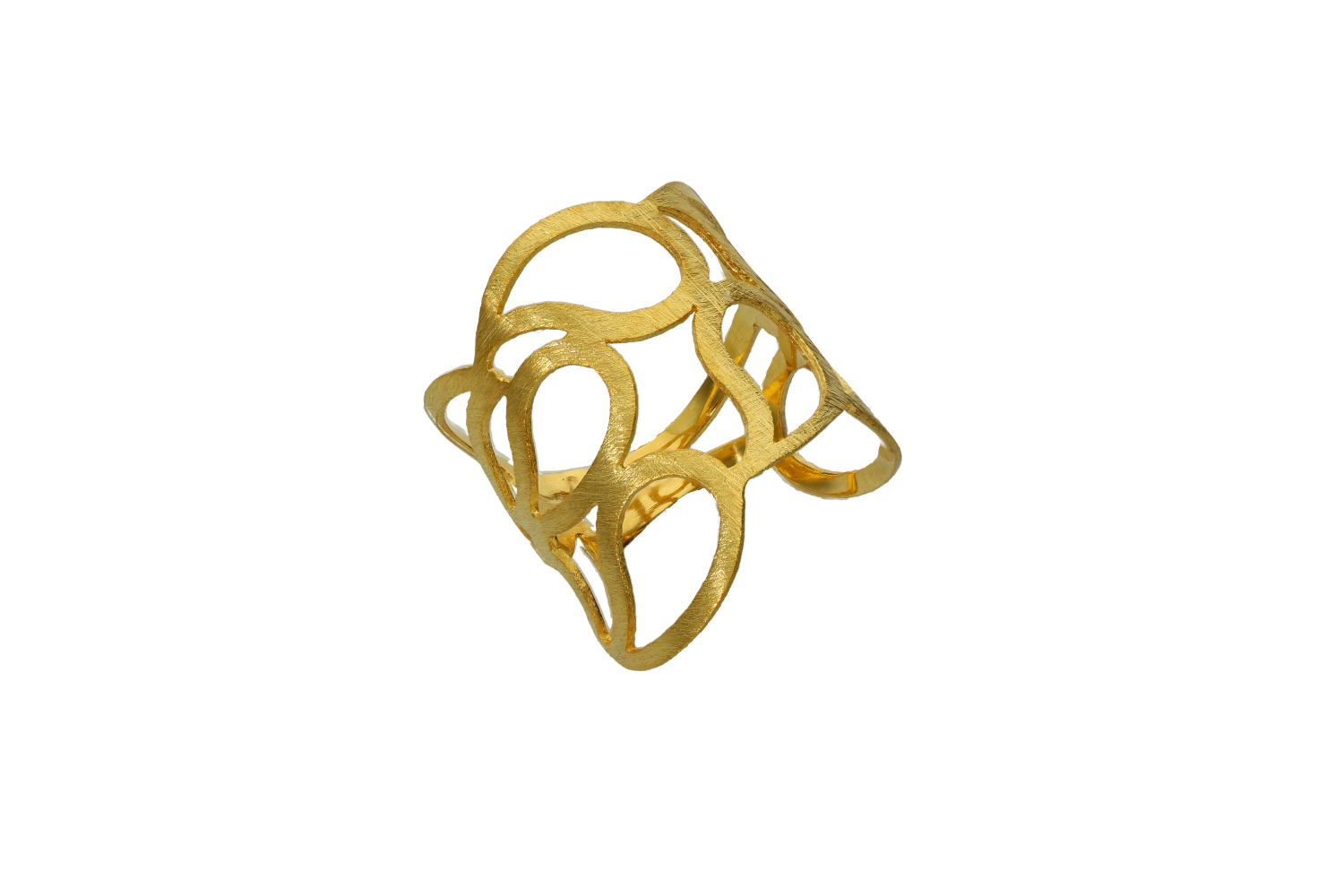 Δακτυλίδι σε χρυσό 14Κ χειροποίητο με λαχούρια