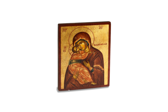 Εικόνα με Αγιογραφία χειροποίητη σε ξύλο, Παναγία Βλαδιμήρ 