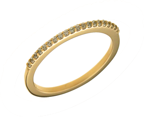 Δαχτυλίδι χρυσό 9K σειρέ με λευκά ζιργκόν