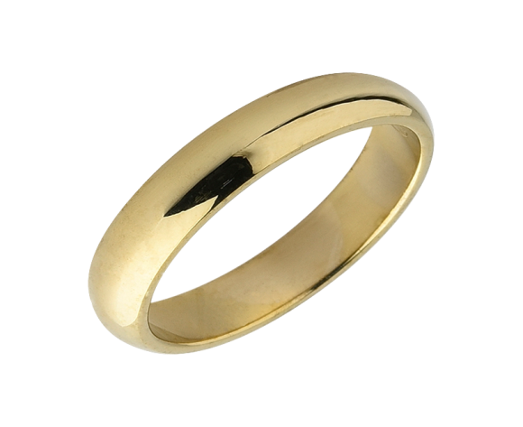 Βέρες Γάμου σε χρυσό 14Κ πομπέ με γυαλιστερή υφή ένα κλασσικό και διαχρονικό σχέδιο