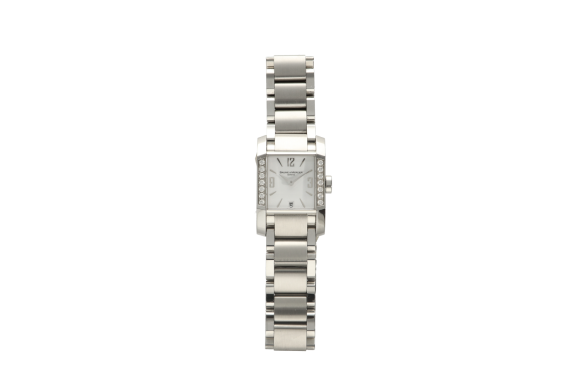 Ρολόι γυναικείο Baume & Mercier, DIAMANT 8739 σε ατσάλι με μπρασελέ και διαμάντια στο εξωτερικό μέρος της κάσα S/N 4618625