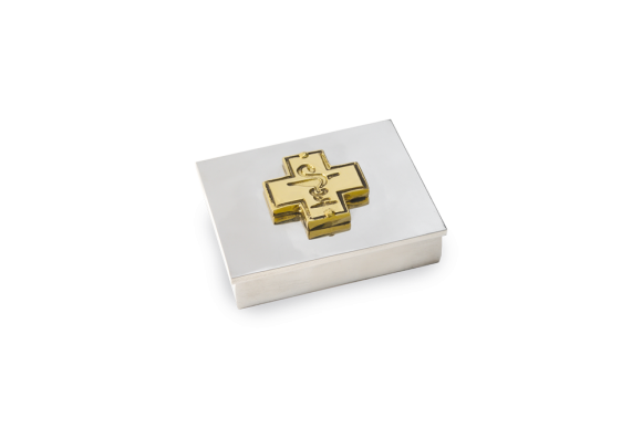 Κουτί σε αλουμίνιο, Medical collection, με σταυρό Φαρμακείου 