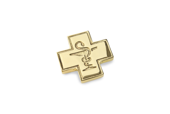 Πρες Παπιέ σε Ορείχαλκο Σταυρός Φαρμακείου 