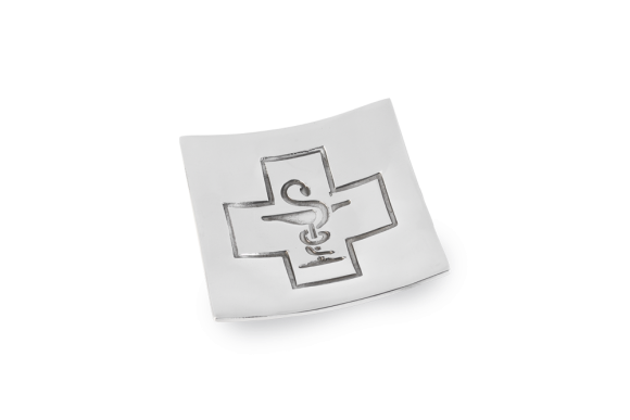 Αξεσουάρ Γραφείου/ Πιάτο κυρτό από αλουμίνιο για Φαρμακείο