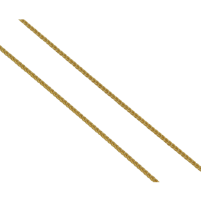 Αλυσίδα σε χρυσό 14Κ σπίγγα τετραγωνισμένη μεσαία 45εκ