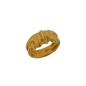 Δακτυλίδι σε χρυσό 18Κ σφυρήλατο σε αρχαϊκό στυλ