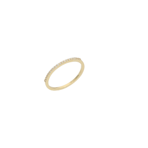 Δακτυλίδι σε χρυσό 18Κ Σειρέ λεπτό με πιστοποιημένα Διαμάντια.