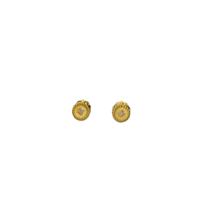 Σκουλαρίκια σε χρυσό 18Κ κύκλοι με διαμάντια